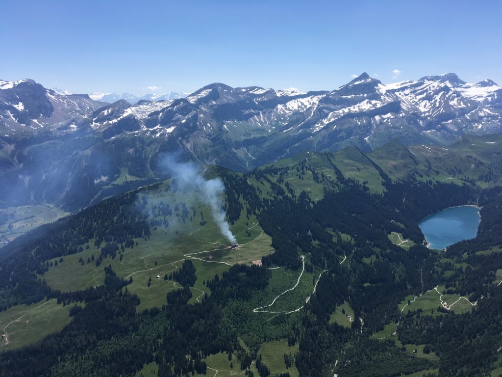 Incendie au Arnensee